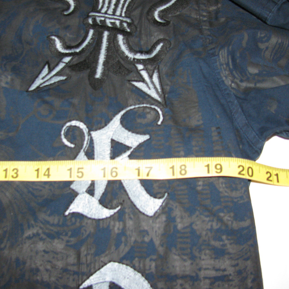 Roar Shirt Long Sleeve LARGE Mens Embroidered - Picture 4 of 7